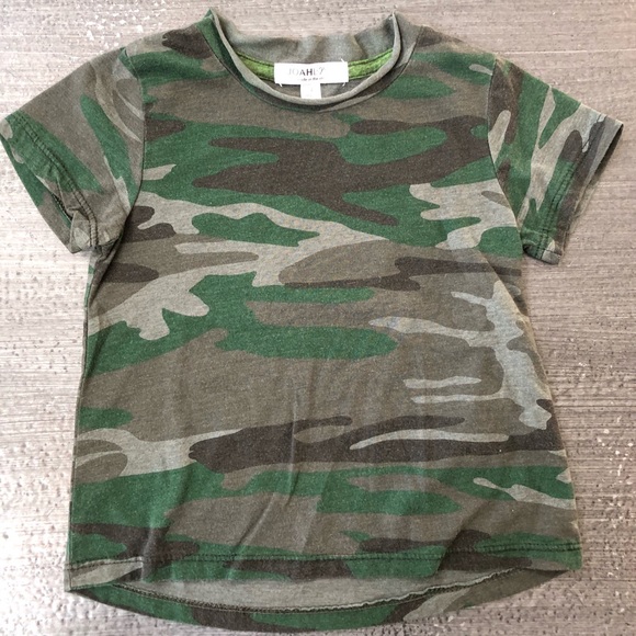 Joah Love Other - JOAH LOVE S/S GREEN CAMOUFLAGE  T-SHIRT